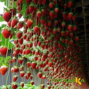 Клубника ампельная Анастасия купить по цене от 370р. в интернет-магазине «Посадика» с доставкой почтой в в Первомайске и по всей России – [изображение №1].