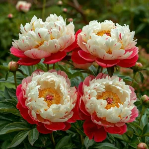 Пион Коралловый Каскад купить по цене от 490р. в интернет-магазине «Посадика» с доставкой почтой в в Первомайске и по всей России – [изображение №1].